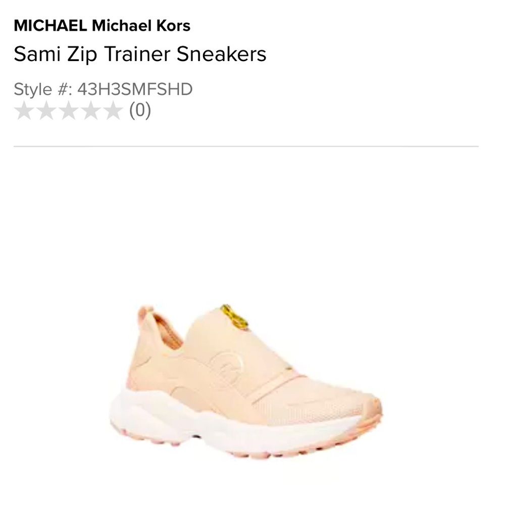 “Authentic“ New In Box MICHAEL Michael Kors Sami Zip Trainer Sneakers